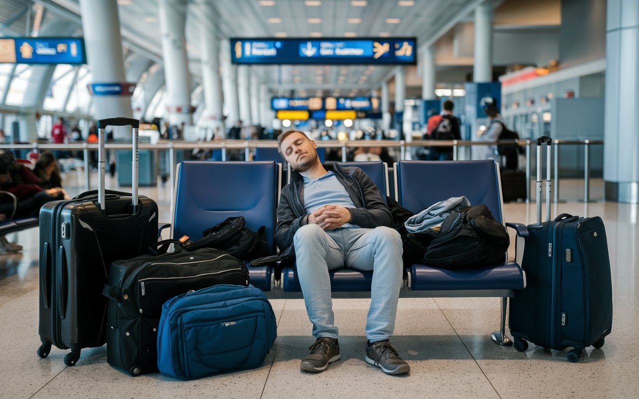 Sleeping at Airports