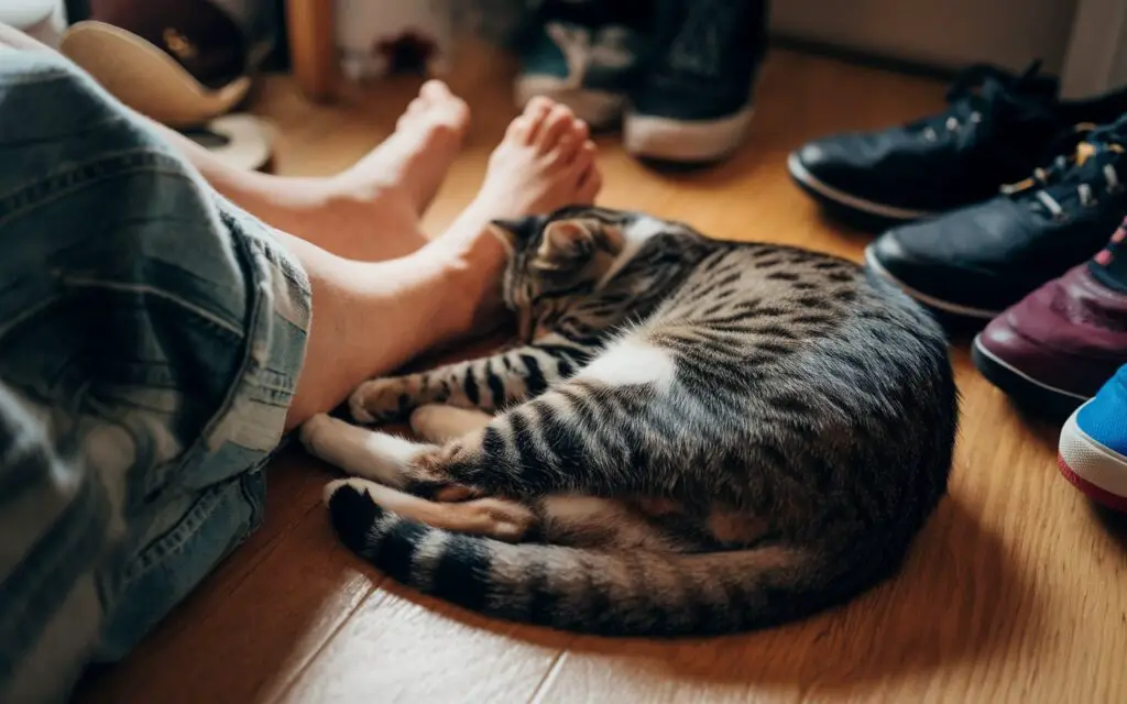 Why Do Cats Sleep by My Feet