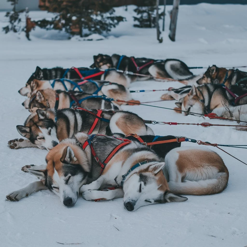 Do Sled Dogs Sleep in the Snow